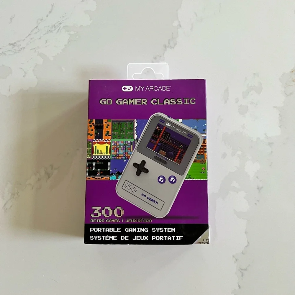Go Gamer Classic My Arcade Portable Gaming System 300 Retro Games New Sealed